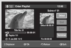 SAMSUNG DVD-VR475A - Création d'une liste de lecture - 1