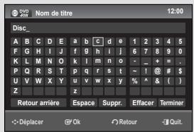 SAMSUNG DVD-VR475A - Modification du nom du disque - 4