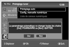 SAMSUNG DVD-VR475A - Préréglage automatique - 2