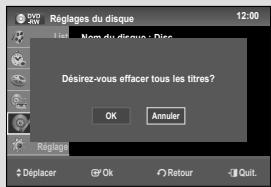SAMSUNG DVD-VR475A - Informations sur le disque - 5