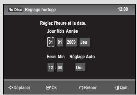 SAMSUNG DVD-VR475A - Branchement et configuration automatique - 7