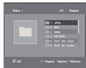 SAMSUNG DVD-D530 - Clips Menu (Menu video clip) per file MP3/WMA/JPEG/MPEG4/CD Audio - 1