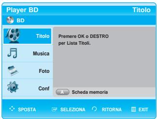 SAMSUNG BD-P1000 - Navigazione nei menu a schermo - 1