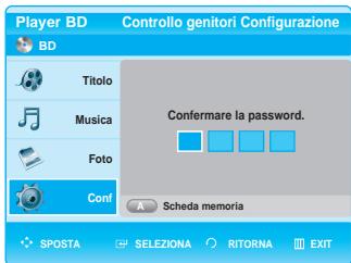 SAMSUNG BD-P1000 - Impostazione del Controllo genitori - 6