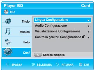 SAMSUNG BD-P1000 - Impostazione delle opzioni dello schermo/uscita video - 2