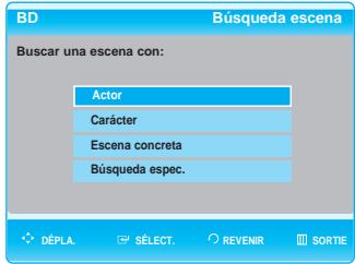 SAMSUNG BD-P1000 - Ex.: recherche par acteur - 1