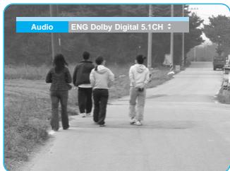 SAMSUNG BD-P1000 - Utilisation du bouton AUDIO - 1
