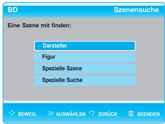 SAMSUNG BD-P1000 - Drücken Sie während der Wiedergabe die Taste SCENE SEARCH. - 1