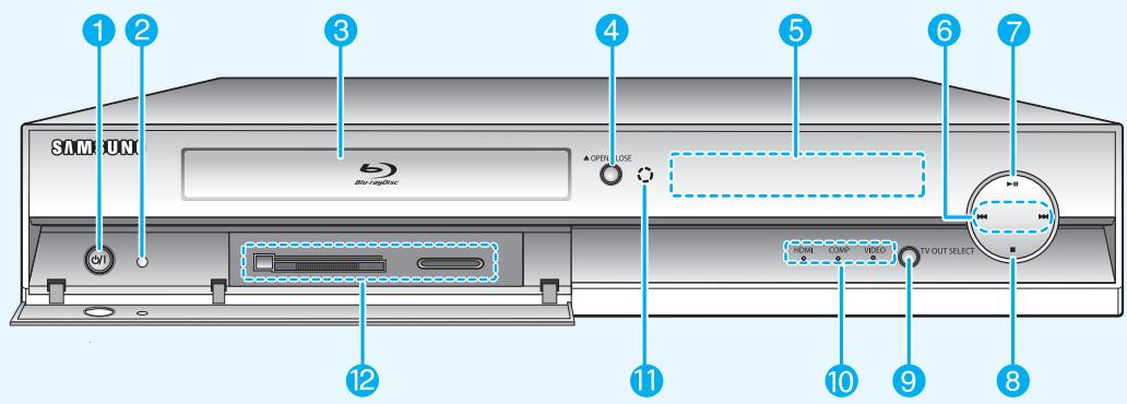 SAMSUNG BD-P1000 - Vorderseite - 1