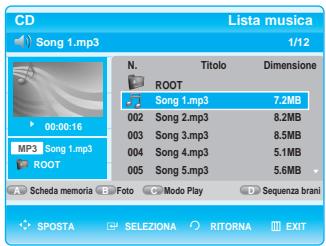 SAMSUNG BD-P1000 - Riproduzione di un disco MP3 - 2