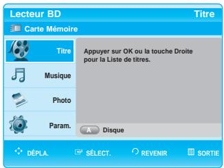 SAMSUNG BD-P1000 - Lecture de la carte mémoire - 1