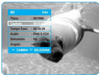 SAMSUNG BD-P1000 - Utilizzo della funzione di visualizzazione delle informazioni - 6