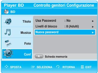 SAMSUNG BD-P1000 - Modifica della password - 1