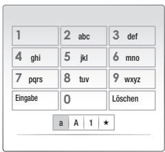 SAMSUNG BD-C7509 - On-Screen-Tastatur Verwenden - 1