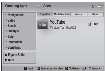 SAMSUNG BD-C7509 - Samsung Apps - 1
