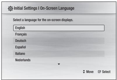 SAMSUNG BD-C7509 - Operazioni preliminari (Impostazione iniziali) - 1