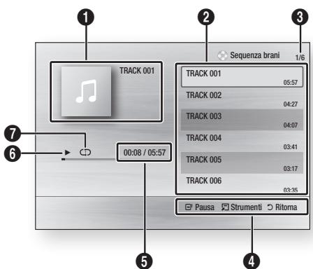 SAMSUNG BD-C7509 - Riproduzione di un CD audio (CD-DA)/MP3 - 1