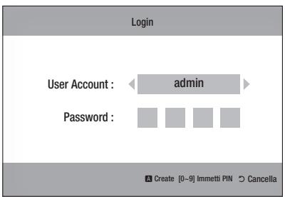 SAMSUNG BD-C7509 - Login dell'account - 1