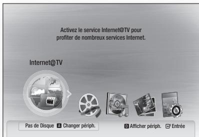 SAMSUNG HT-C6200 - Premiers pas avec internet@tv - 1