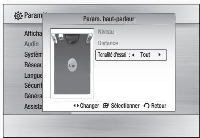 SAMSUNG HT-C6200 - Tonalité d'essai - 1