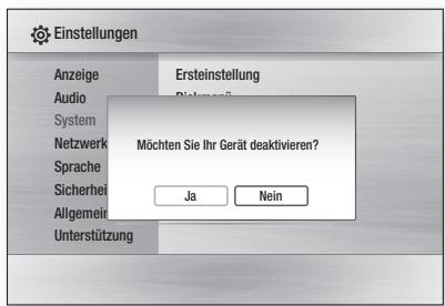 SAMSUNG HT-C6200 - DivX(R)-Deaktivierung - 1