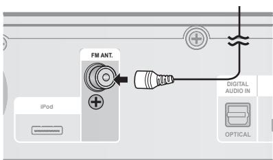 SAMSUNG HT-C6200 - De FM-antenne aansluten - 1