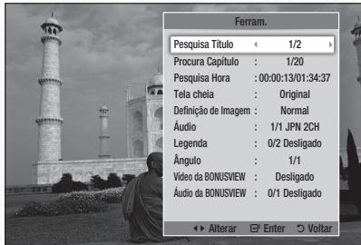 SAMSUNG BD-D7500B - Utilizar o botão TOOLS - 2
