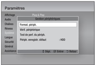 SAMSUNG BD-D8200 - Gestion périphériques - 1