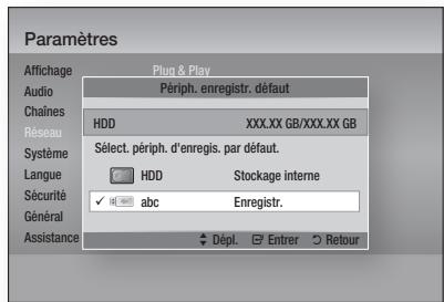 SAMSUNG BD-D8200 - Sur un périphérique externe - 1