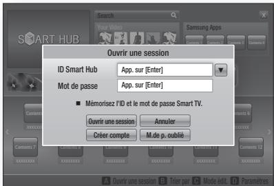 SAMSUNG BD-D8200 - Création d'un compte - 1