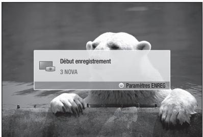 SAMSUNG BD-D8200 - Enregistrement de la chaîne de télévision en cours de visionnage - 1