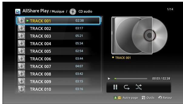 SAMSUNG BD-E8300 - Lire des fichiers video depuis l'ordinateur sur le lecteur - 6