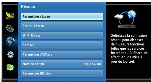 SAMSUNG BD-E8300 - réseau : Premières étapes - 3