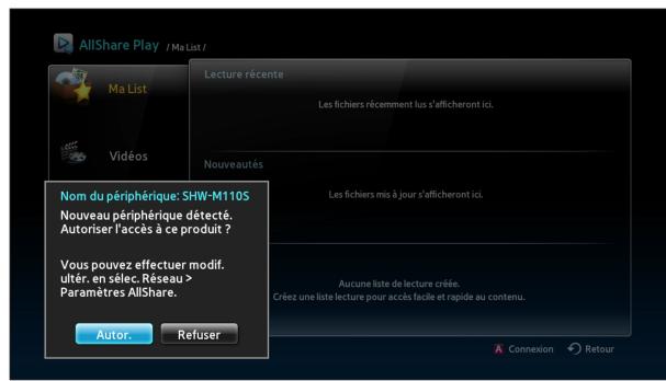 SAMSUNG BD-E8300 - I Lire des fichiers video depuis le smartphone sur le lecteur - 2