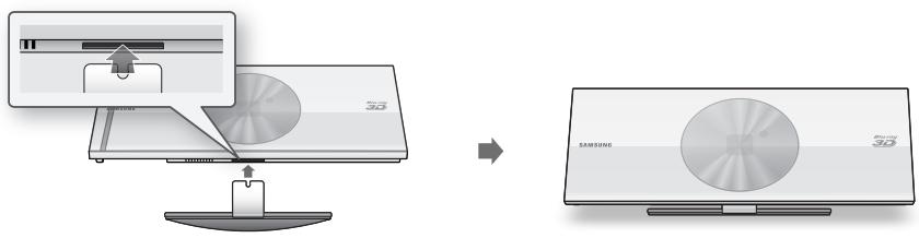 SAMSUNG BD-ES7000 - Método 1 Instalación en la base - 1