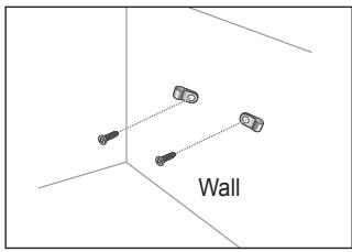 SAMSUNG BD C8900 XEG - To avoid the TV from falling: - 1
