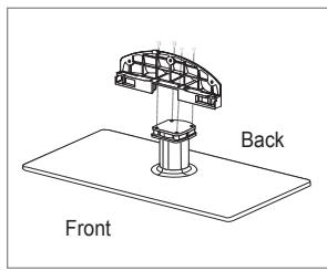 SAMSUNG BD C8900 XEG - Installing the Stand - 1