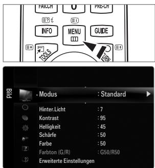 SAMSUNG BD C8900 XEG - Bedienung des Bildschirmmenus (OSD) - 1