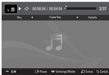 SAMSUNG BD C8900 XEG - Wiedergeben einer Musikdatei - 1