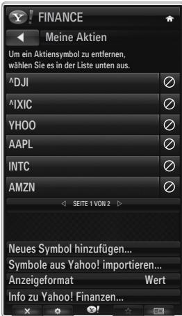 SAMSUNG BD C8900 XEG - Verwendendes Finanz-Widget von Yahoo!® - 2