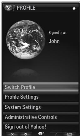 SAMSUNG BD C8900 XEG - Using the Profile Widget - 1
