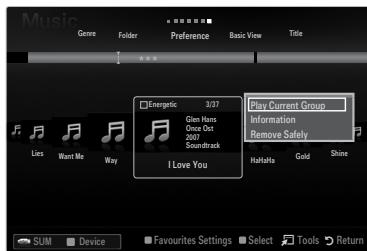 SAMSUNG BD C8900 XEG - Change Group (When the Sort key is Mood) - 2