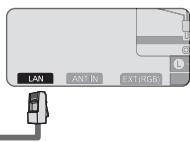 SAMSUNG BD C8900 XEG - E' possibl collegare la porta LAN al tevisore direttamente in base allo stato della rete. - 2