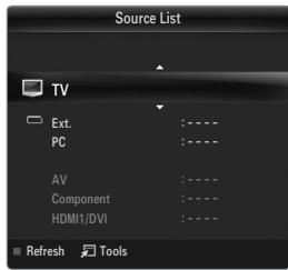 SAMSUNG BD C8900 XEG - Source List - 2