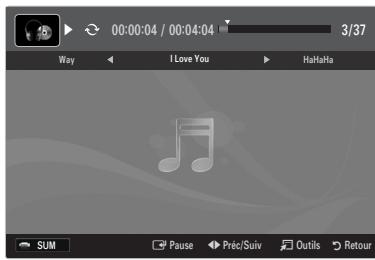 SAMSUNG BD C8900 XEG - Lecture d'un fichier musical - 1