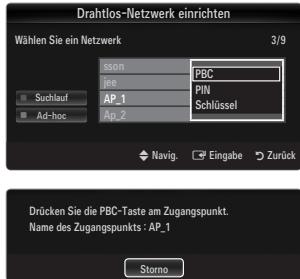 SAMSUNG BD C8900 XEG - Verbinden mit WPS (Wi-Fi Protected Setup) - 1