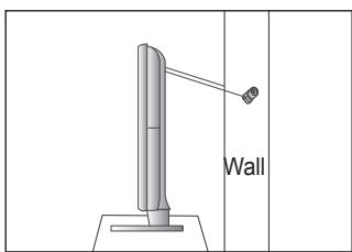 SAMSUNG BD C8900 XEG - To avoid the TV from falling: - 3