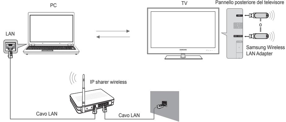 SAMSUNG BD C8900 XEG - Schema connessioni di rete - Wireless - 1