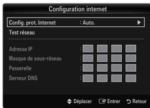 SAMSUNG BD C8900 XEG - Configuration internet-Auto. - 2