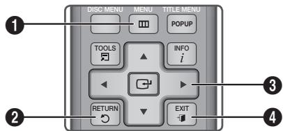 SAMSUNG BD-D7500 - Pour acceder au menu Parametes - 1